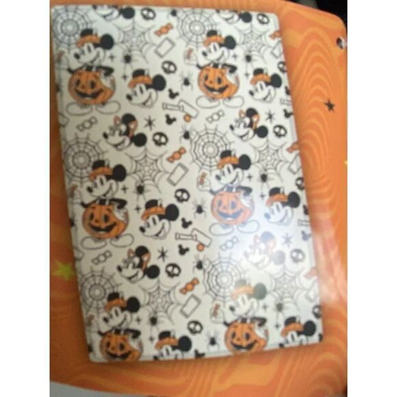 Disney Halloween Mickey Minnie Pumpkin Soft Throw Blanket 50"x70" Spider Skull - Picture 2 of 9